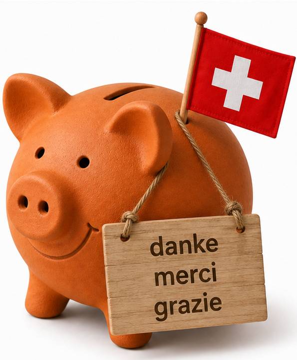 Donate from Switzerland